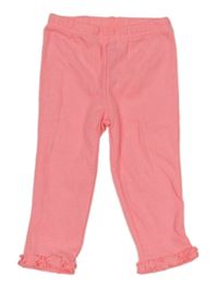 Neonově růžové legíny s volánky Carter's