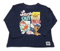 Tmavomodré triko - Tlapková Patrola Nickelodeon