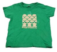 Zelené tričko s potlačou