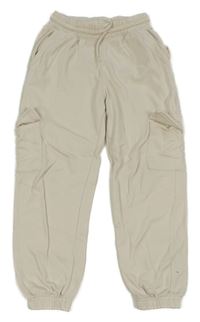 Smotanové cargo tepláky H&M