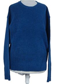 Dámsky petrolejový vlnený sveter Shein