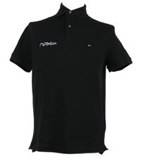 Pánské černé polo tričko s logem Tommy Hilfiger 