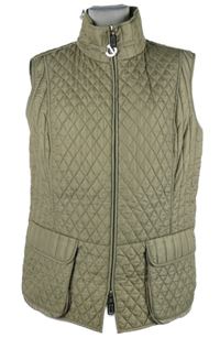 Dámská béžová šusťáková prošívaná zateplená vesta Marc Aurel 