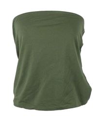 Nové - Dámský khaki top bez ramínek M&S