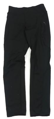 Černé sportovní legíny Decathlon