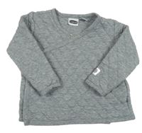 Sivá prešívaná prepínaci mikina Lily & Dan