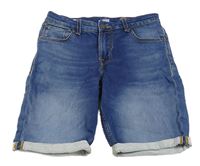 Modré teplákovo/riflové kraťasy Jack & Jones