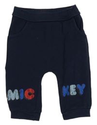 Tmavomodré tepláky s Mickeym Disney