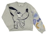 Sivá mikina s Plutem Disney