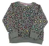 Tmavošedo-farebná vzorovaná mikina Next