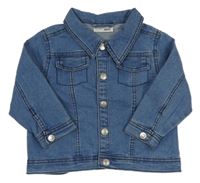 Modrá rifľová ľahká bunda Ergee