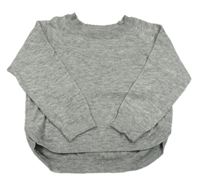 Sivý melírovaný sveter H&M