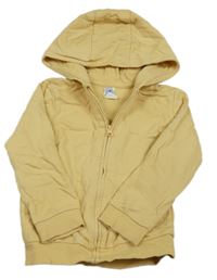 Žltá prepínaci mikina s kapucňou H&M