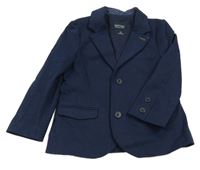 Tmavomodré vzorované sako Mayoral