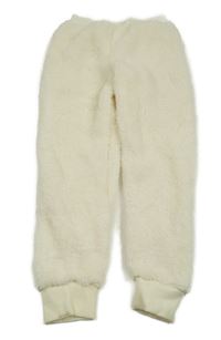 Smotanové chlpaté nohavice Matalan