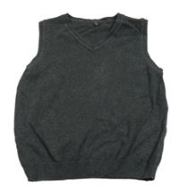 Tmavosivá pletená vesta George