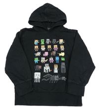 Černá mikina s kapucí - Minecraft10441054