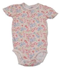 Svetloružové kvetované body H&M