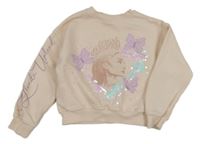 Broskvová crop mikina Wicked