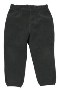 Tmavošedé fleecové kalhoty Smile