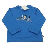 Nové - Modré tričko so zvieratkami Staccato