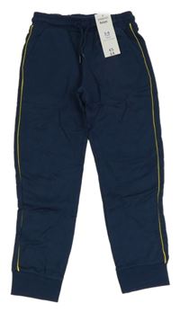 Nové - Tmavomodré tepláky s proužky Little kids