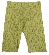 Béžovozelené legínové kraťasy so srdiečkami Zara