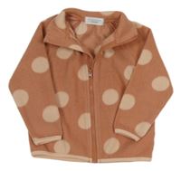 Starorůžovo-pudrová fleecová prepínaci mikina PRIMARK