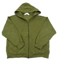 Khaki prepínaci mikina s kapucňou H&M
