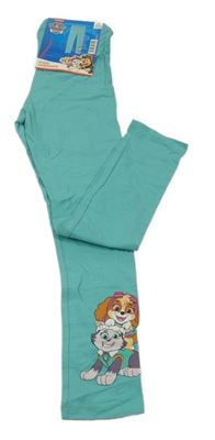 Nové - modrozelené legíny s PAW PATROL nickelodeon