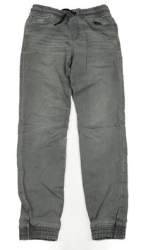 Šedé teplákové slim cuff rifle Denim Co.