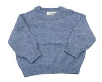 Modrý melírovaný sveter Primark