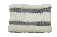 Bílo-šedý nákrčník