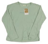 Nové - Svetlozelené tričko s nápisom Sfera