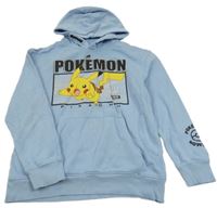 Světlemodrá mikina s Pikachu a kapucí C&A