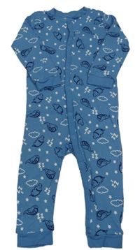 Modrý overal s dinosaury a hvězdami Lupilu