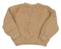 Svetlohnedý chlpatý sveter JBC