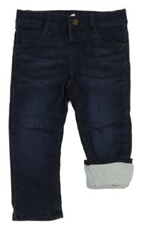 Tmavomodré podšité rifle C&A