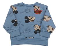 Modrošedá mikina s Mickeym Primark