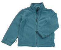 Tmavozelená fleecová prepínaci funkčná mikina Mountain Warehouse