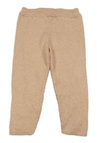 Ružové trblietavé pletené tepláky River Island