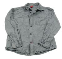 Tmavomodro-bílá kostkovaná košile S. Oliver