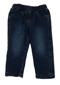 Tmavomodré tregíny riflového vzhledu Matalan