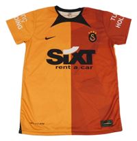 Oranžovo-cihlové fotbalové funkční tričko - Galatasaray Istanbul Nike