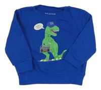 Zafírová mikina s dinosaurom Primark