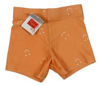 Oranžové nohavičkové plavky so smajlíkmi zn. PRIMARK