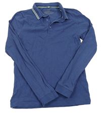 Modré polo tričko M&S