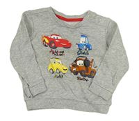 Sivá mikina s Cars C&A