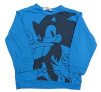 Modrá mikina so Sonicem H&M