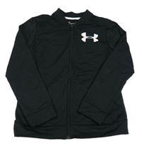 Čierna športová funkčná prepínaci mikina s logom zn. Under Armour